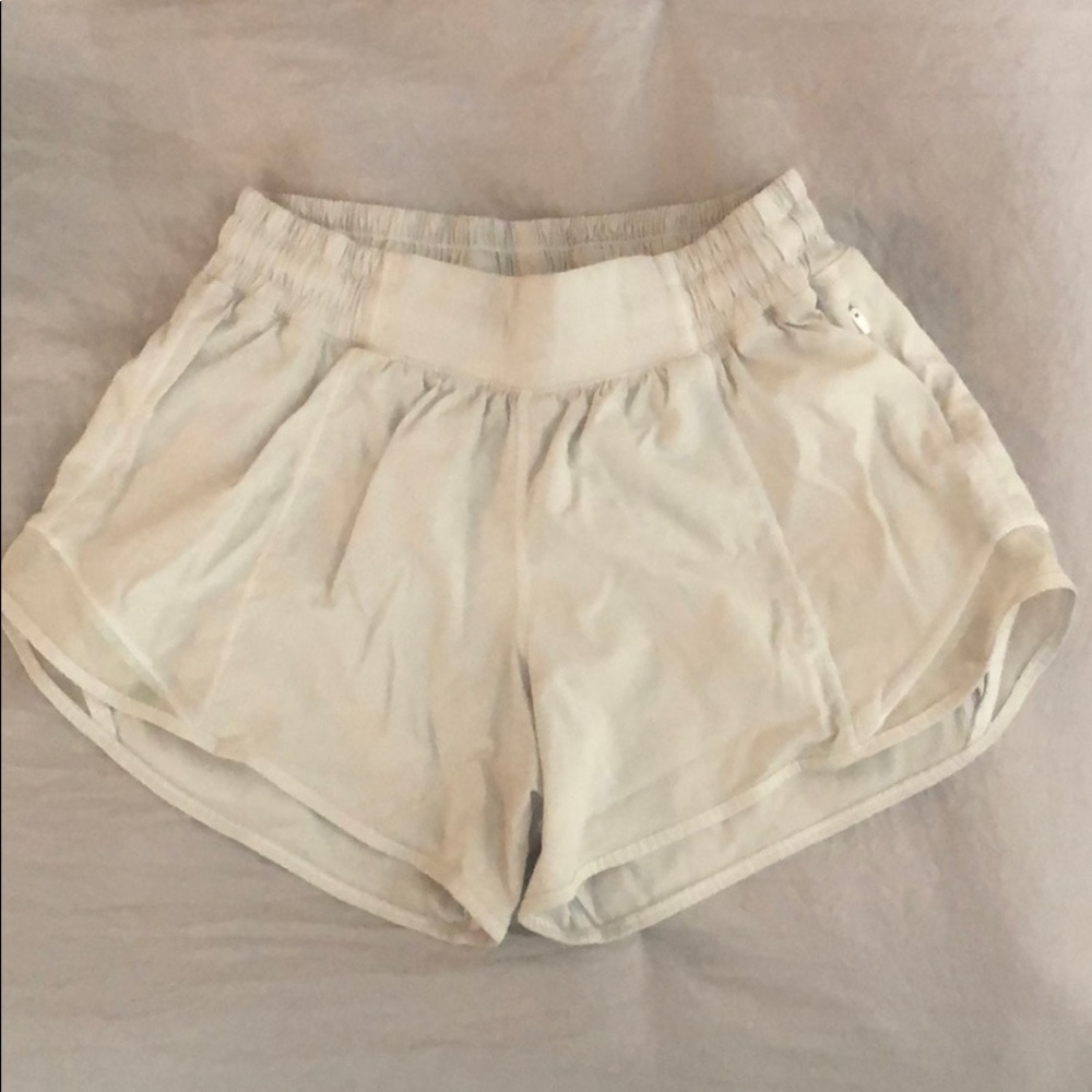 White Lululemon Shorts